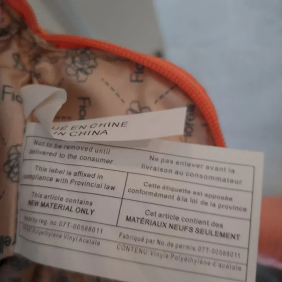 Fiorelli Purse, Salmon/Tan, Adjustable Strap - Picture 14 of 15